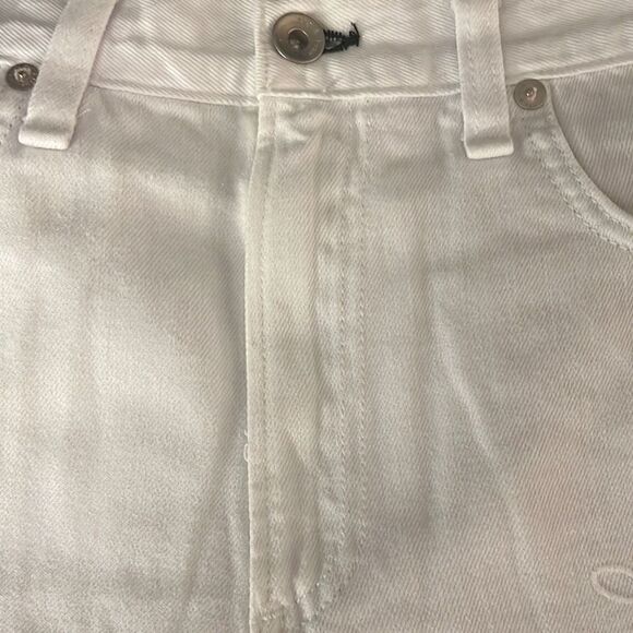Rag & Bone Women's White Fringe Hem Floral Embroidery Justine Short Size 28 NWT - Picture 3 of 10